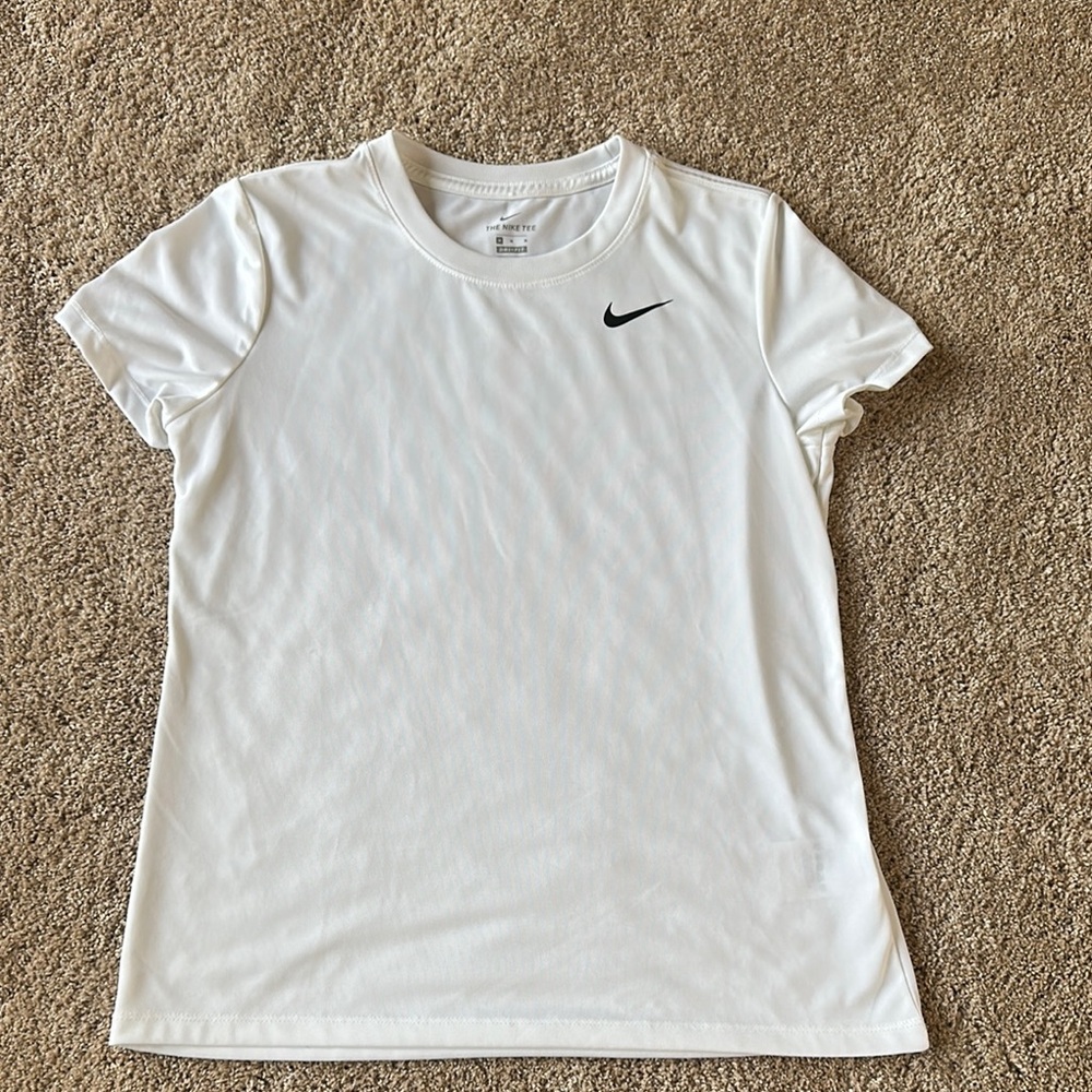 Nike Black and White Fitted Polo T-Shirt Short Sleeve